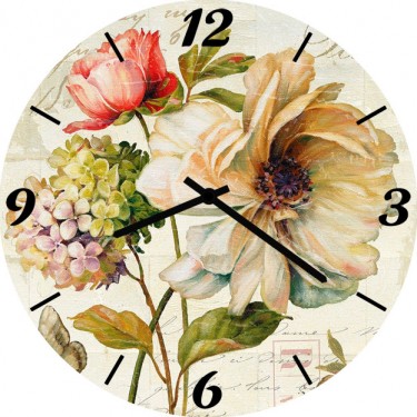 Настенные часы SvS 3002859 Разные цветы