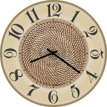 Настенные часы SvS 3002903 Бежевая абстракция