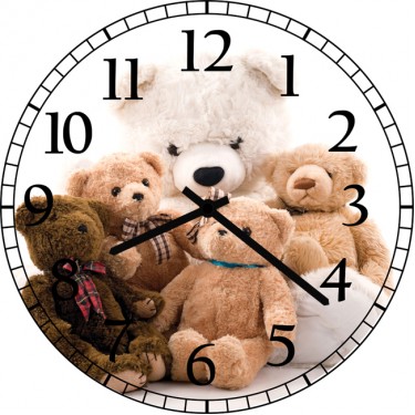 Настенные часы SvS 3501202 Kids Мишки