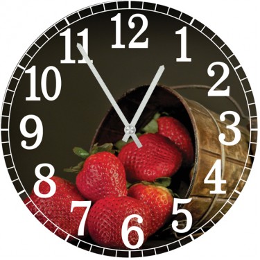Настенные часы SvS 3501309 Kitchen Клубника