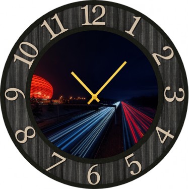 Настенные часы SvS 3502196 Ночная дорога