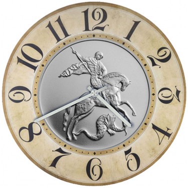 Настенные часы SvS 4001327 Символика Воин на коне