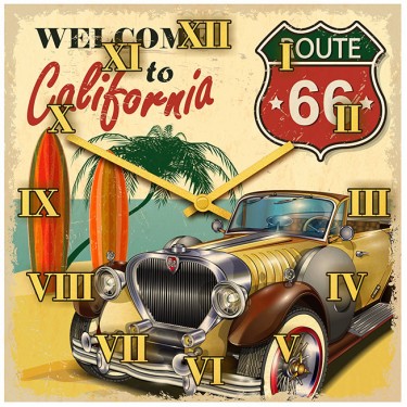 Настенные часы SvS 4001590 Welcome to California