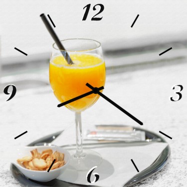 Настенные часы SvS 4001670 Kitchen Апельсиновый сок