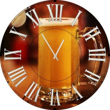 Настенные часы SvS 4001677 Kitchen Бокал пива