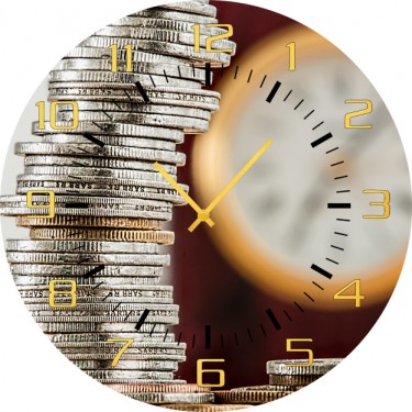 Настенные часы SvS 4001929 Монеты стопкой