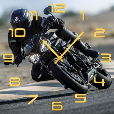 Настенные часы SvS 4001972 Мотоцикл в гонке