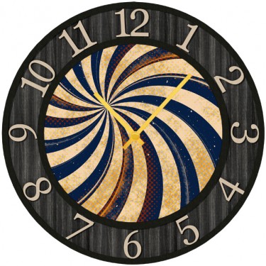 Настенные часы SvS 4002188 Абстракция изгибов