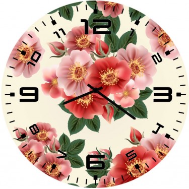 Настенные часы SvS 4002456 Красивые цветы