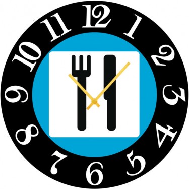 Настенные часы SvS 4002522 Дорожный знак Пункт питания