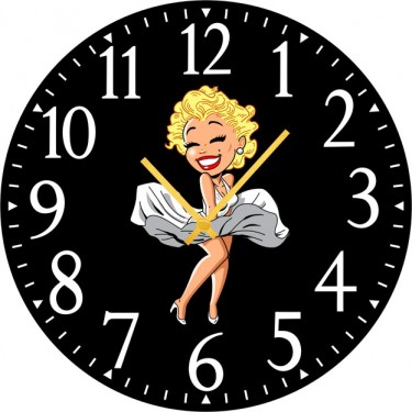 Настенные часы SvS 4002743 Карикатура Монро