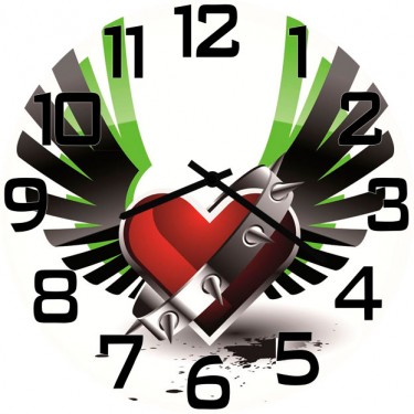Настенные часы SvS 4002778 Хард сердце