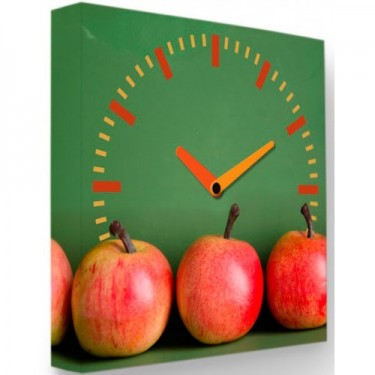 Настенные часы Яблоки Kitch Clock PB-011