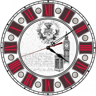 Настенные интерьерные часы Akita C46