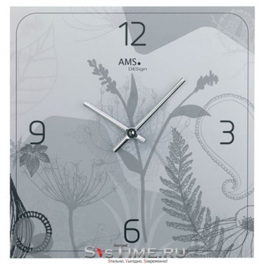 Настенные интерьерные часы AMS W9365