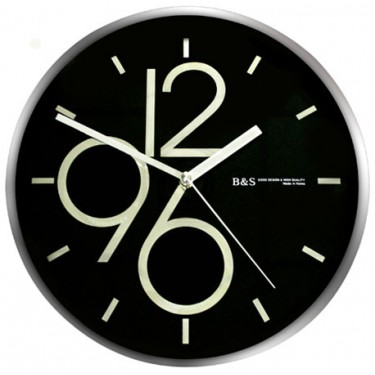 Настенные интерьерные часы B&S SHC-251 CSP (BL)