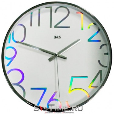 Настенные интерьерные часы B&S SHC-300 CHA (W)