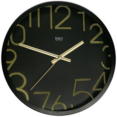 Настенные интерьерные часы B&S SHC-301 CHA (GD)
