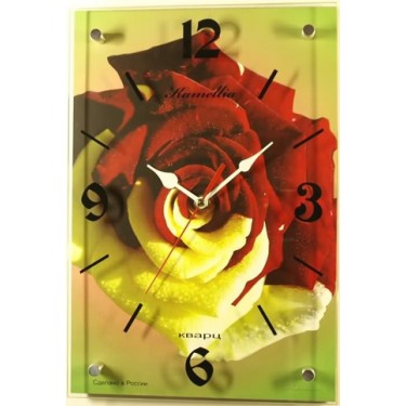 Настенные интерьерные часы Камелия 032 Роза, верт.