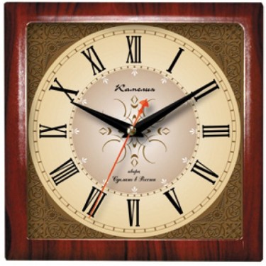 Настенные интерьерные часы Камелия 1148053 Римские/квадрат