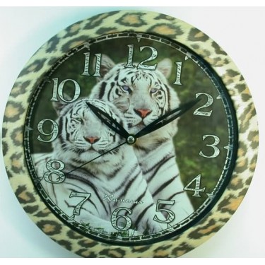 Настенные интерьерные часы Камелия 127881 Тигры