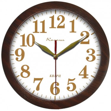 Настенные интерьерные часы Камелия 211055 Вяз темный