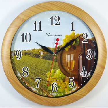 Настенные интерьерные часы Камелия 4398062 Винодел