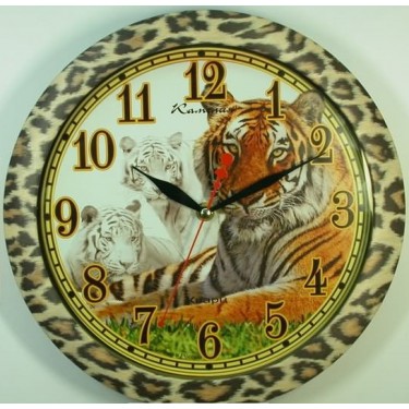 Настенные интерьерные часы Камелия 447881 Тигр