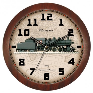 Настенные интерьерные часы Камелия 601123 Паровоз