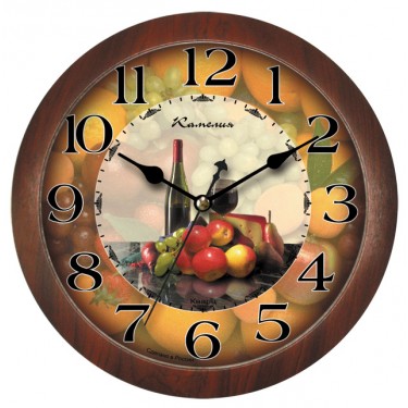 Настенные интерьерные часы Камелия 731123 Вино