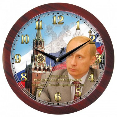 Настенные интерьерные часы Камелия 8053 Путин