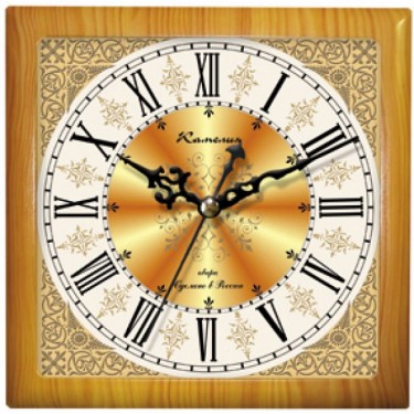 Настенные интерьерные часы Камелия 9058062 Римские/квадрат