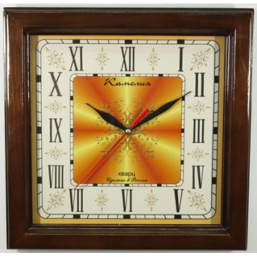 Настенные интерьерные часы Камелия 91492 Римские/квадрат