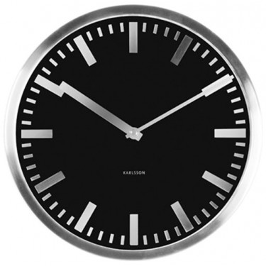 Настенные интерьерные часы Karlsson KA5372BK