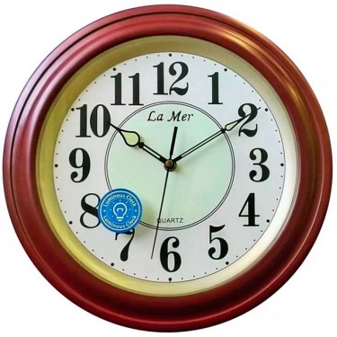 Настенные интерьерные часы La Mer GD051-1 BRN