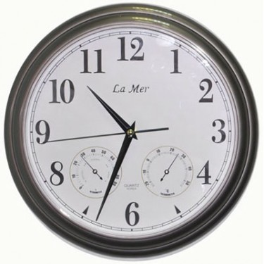Настенные интерьерные часы La Mer GD115-Gray
