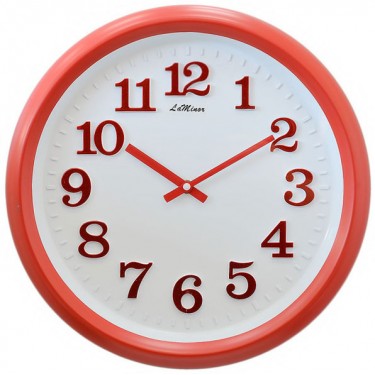 Настенные интерьерные часы La Minor 6133-B красные