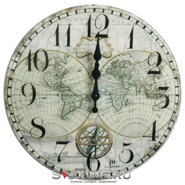 Настенные интерьерные часы Lowell 14863