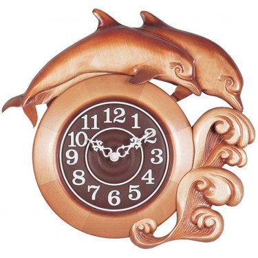 Настенные интерьерные часы Mikhail Moskvin 14. Дельфины