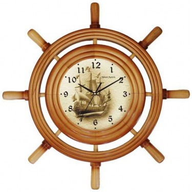 Настенные интерьерные часы Mikhail Moskvin 6028А11 Штурвал