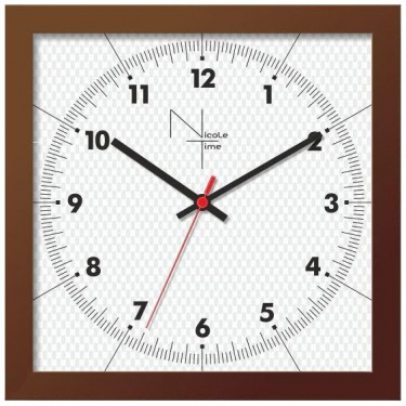 Настенные интерьерные часы Nicole Time NT668br