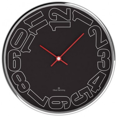 Настенные интерьерные часы Oliver Hemming W300S20BB