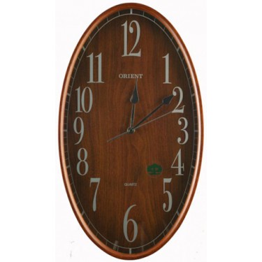 Настенные интерьерные часы Orient OVAL463 D.BROWN