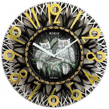 Настенные интерьерные часы Sinix 412SG