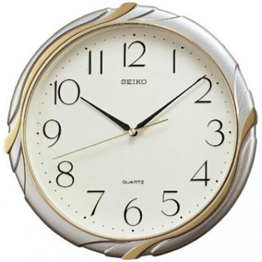 Пластиковые настенные интерьерные часы Seiko QXA221S