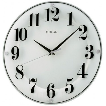 Пластиковые настенные интерьерные часы Seiko QXA445W