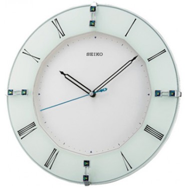 Пластиковые настенные интерьерные часы Seiko QXA446W