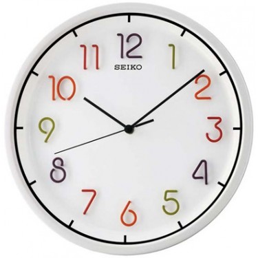 Пластиковые настенные интерьерные часы Seiko QXA447H