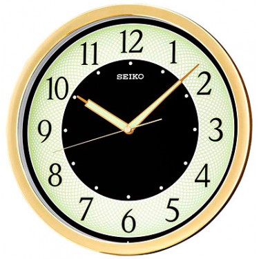 Пластиковые настенные интерьерные часы Seiko QXA472G