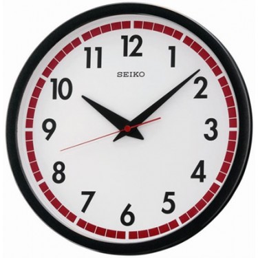 Пластиковые настенные интерьерные часы Seiko QXA476J